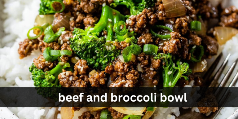 beef and broccoli bowl