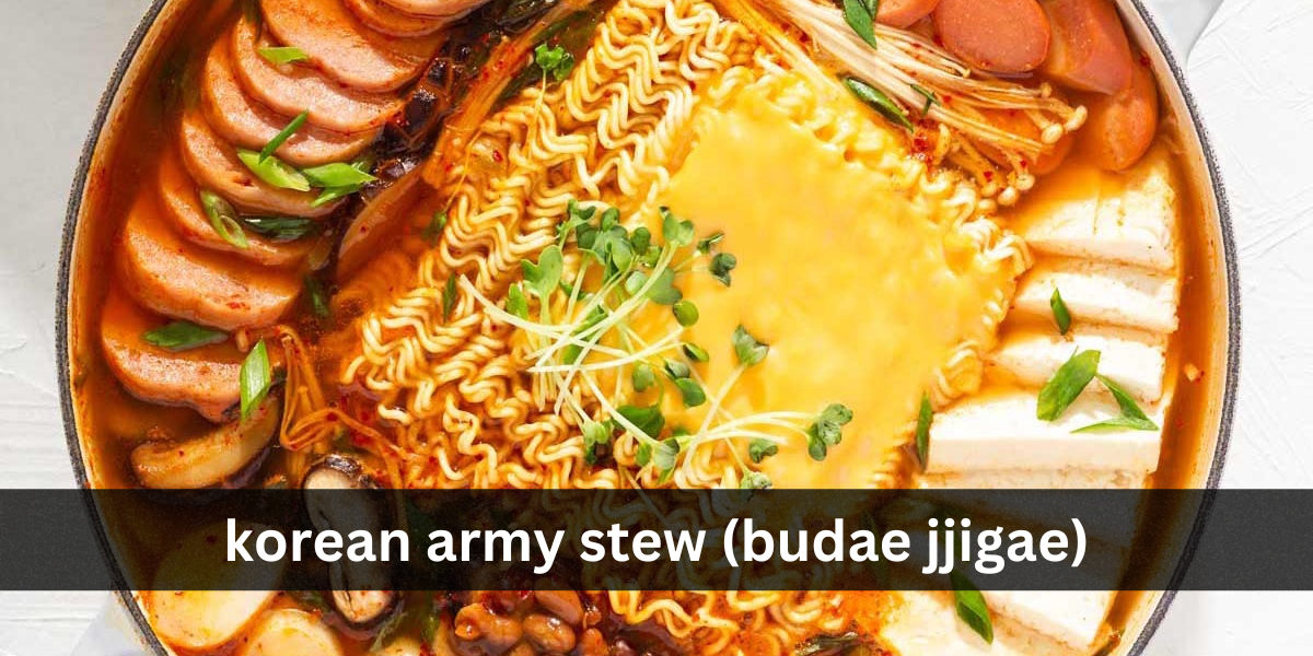 korean army stew (budae jjigae)