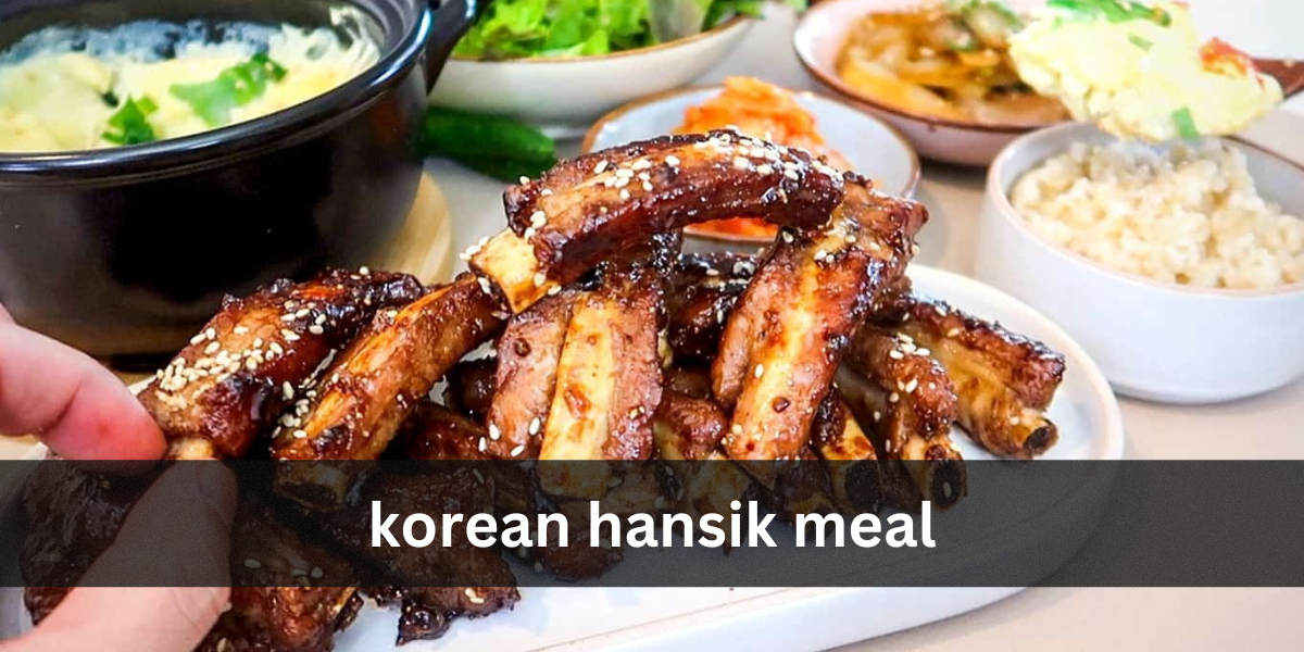 korean hansik meal