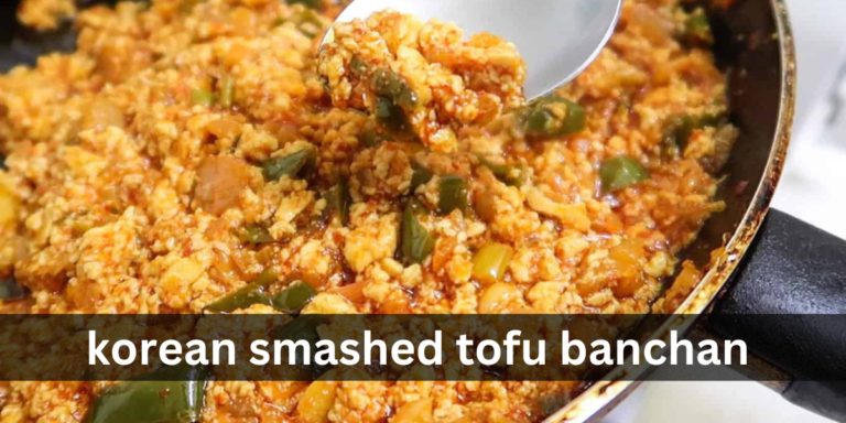 korean smashed tofu banchan